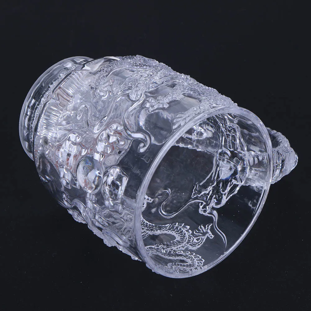 1-10PCS Clear Glowing Water Cups Colorful Wine Whisky Transparent Bottle Flashing Beer Mugs Battery Powered Glow Drinks Cup