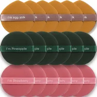 20 Set Air Cushion Powder Puffs Breathable Sponge Folding Puff for Face Makeup Loose & Cosmetic Foundation Contouring Tools 1