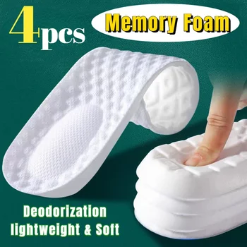 Solette in memory foam in lattice per lo sport Cuscinetti per scarpe con supporto morbido per il piede Soletta sportiva ortopedica ad alta elasticità Cuscino per inserti per la cura dei piedi 1