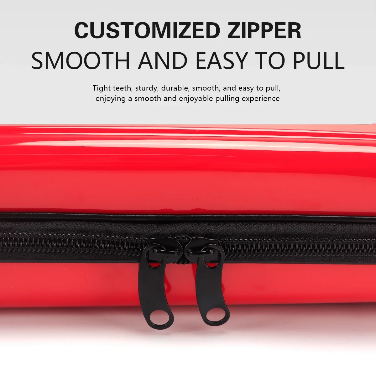 Red Barber Shockproof Hair Scissors Case - Crush-Resistant, Waterproof Styling Tool Box