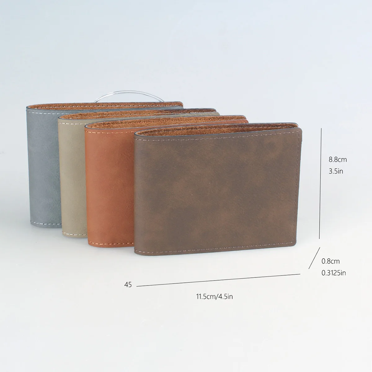 Imitation leather simple and high-quality men's wallet, fashionable and personalized women's card holder