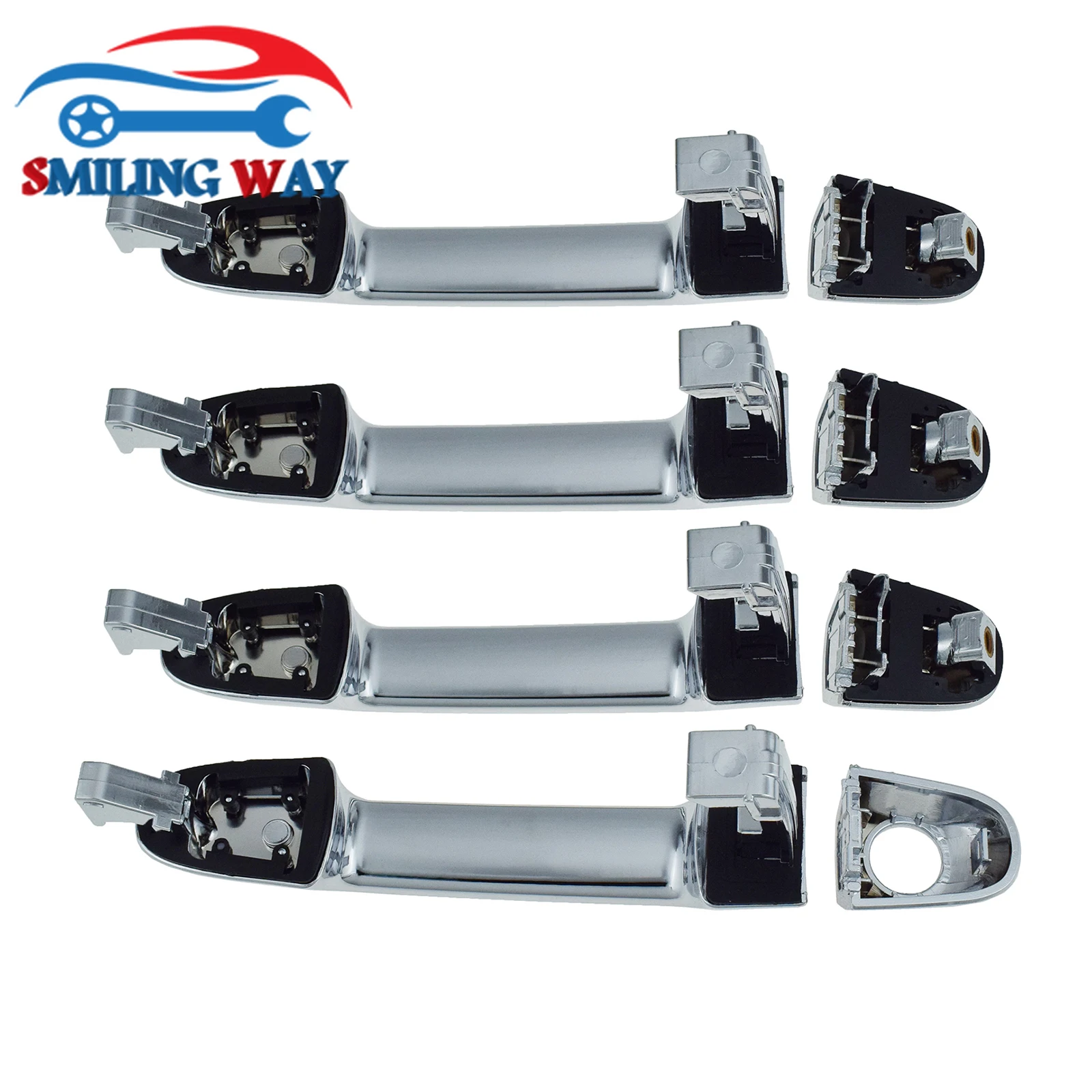 기아 포르테 세라토 외부 문짝 핸들, 전면 또는 후면, 왼쪽 운전자 또는 오른쪽 조수석, 2.0L 2.4L 2010 2011 2012 2013, 1/2/4 개