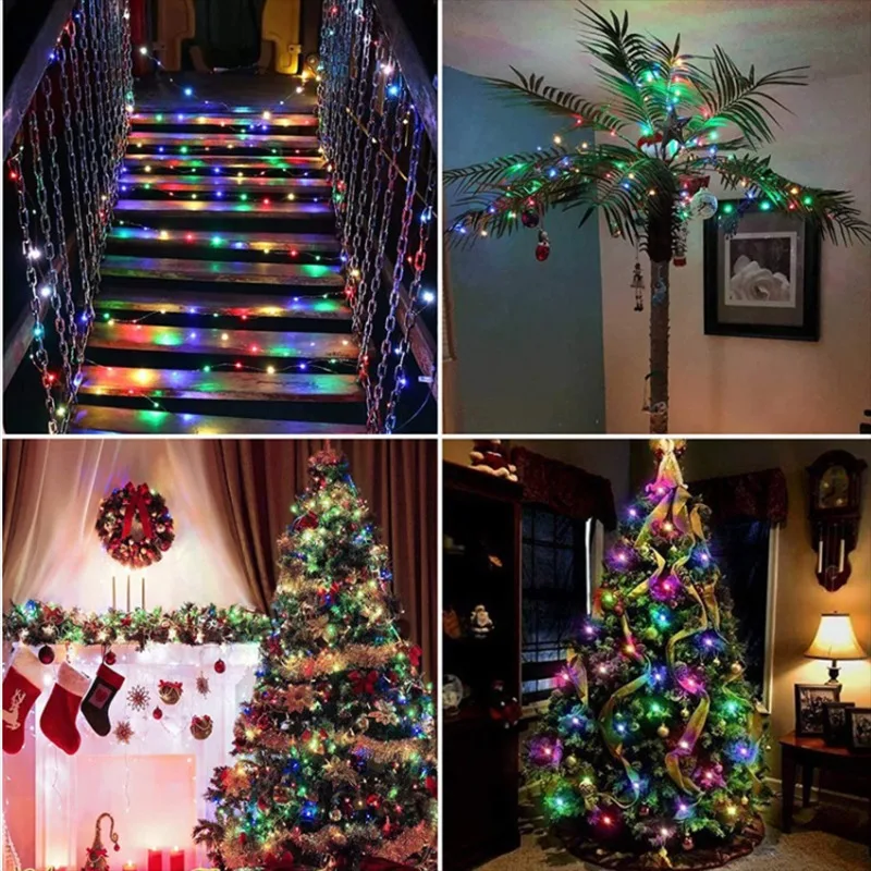 5M 10M Waterproof USB Battery LED Lights String Copper Wire Fairy Garland Light Lamp Christmas Wedding Party Holiday Lighting decorative lights led string lights led fairy lights string lights
