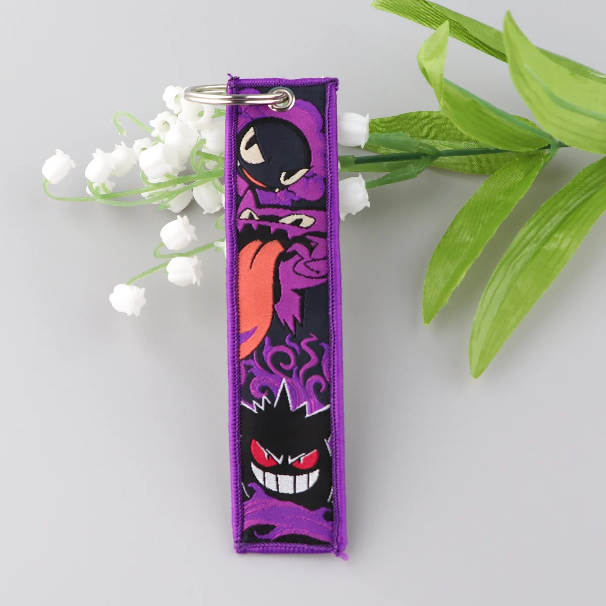 Anime Keychain Gengar Cute Key Tag for Car Motorcycles Keys Holder Keyring Women Men Fashion Jewelry Accessories Gifts 1PCS