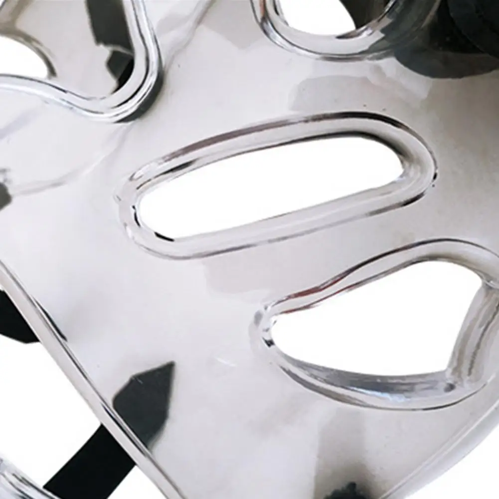 Clear Face Guard Clear Taekwondo Mask Detachable Gear Cover Face Cover Thickening Protector For Martial Arts Boxing Women Men martial arts mask