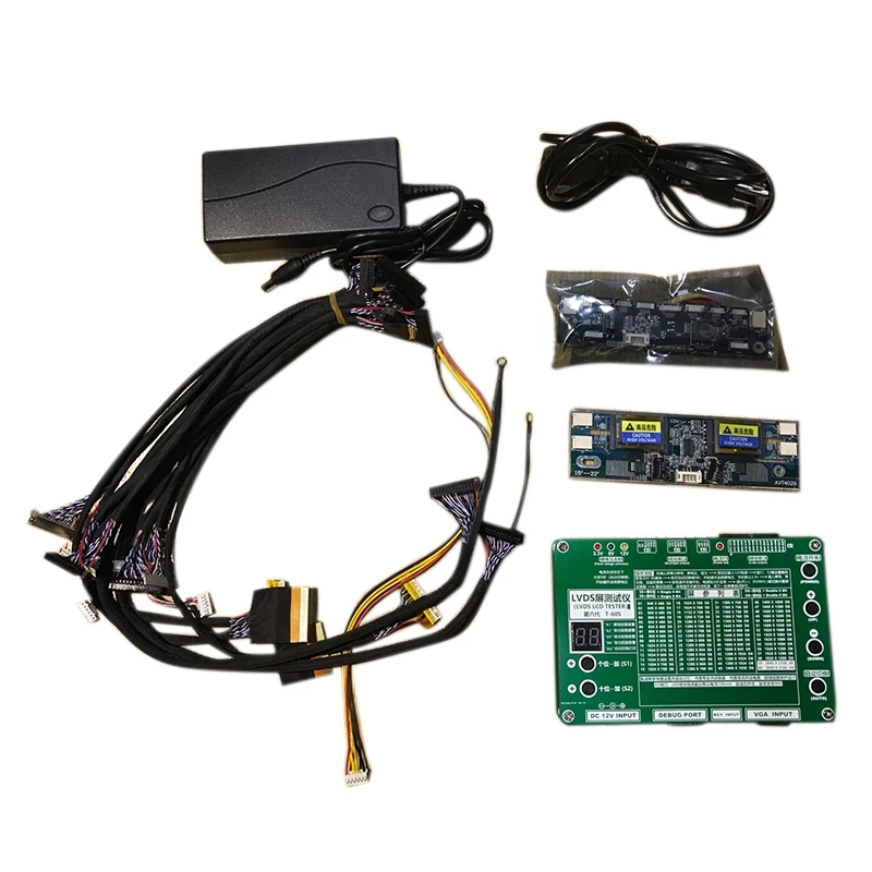 

Инструмент для тестирования панели, ЖК-дисплей ноутбука/устройство для тестирования фотопанели, Тестер экрана, 14 шт. кабелей Lvds, инвертор для ТВ/компьютера, штепсельная вилка европейского стандарта