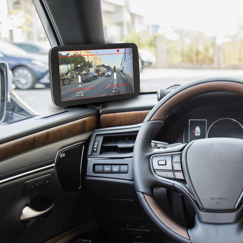 6.25" Car Blind Spot Camera System With Touch Screen Display (1920x1080p), Side View & Parking Aid