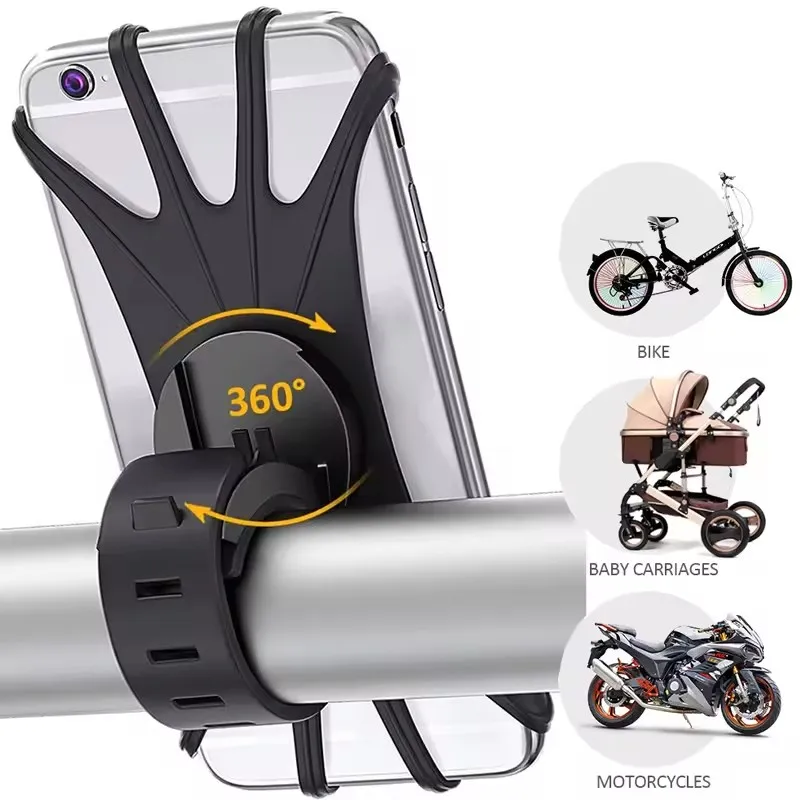 Universal Bike and Motorcycle Phone Holder Stand