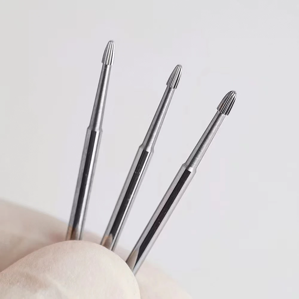 

3/32" Cuticle Clean Nail Carbide Bit for Professional Nail Salon Nail Trimmer Under Nail Cleaner Electric Drill Manicure Tools