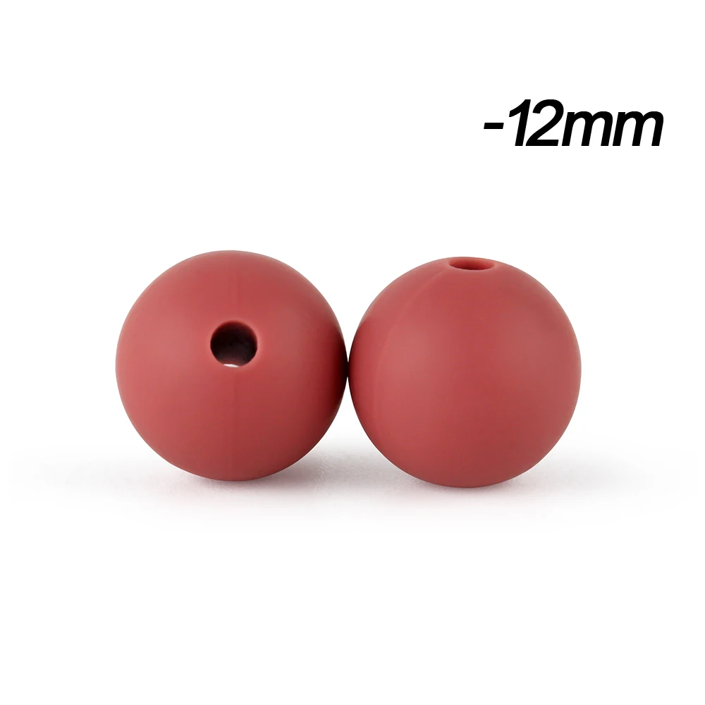 Silicone Beads for DIY Jewelry and Crafting - BPA Free, 12mm Round - Assorted Quantities