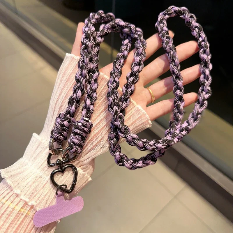 

Lengthened Slung Mobile Phone Lanyard Be Self-edited, Long, Bold, Strong, Detachable and Creative Anti-lost Mobile Phone Chain