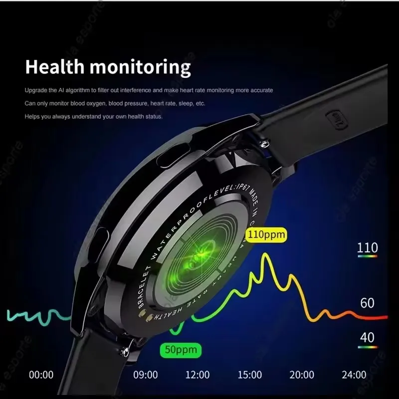 Women Bluetooth Call Smart Watch HeartRate Blood Pressure Monitoring Smartwatches Waterproof Men Smartwatch Android IOS 4
