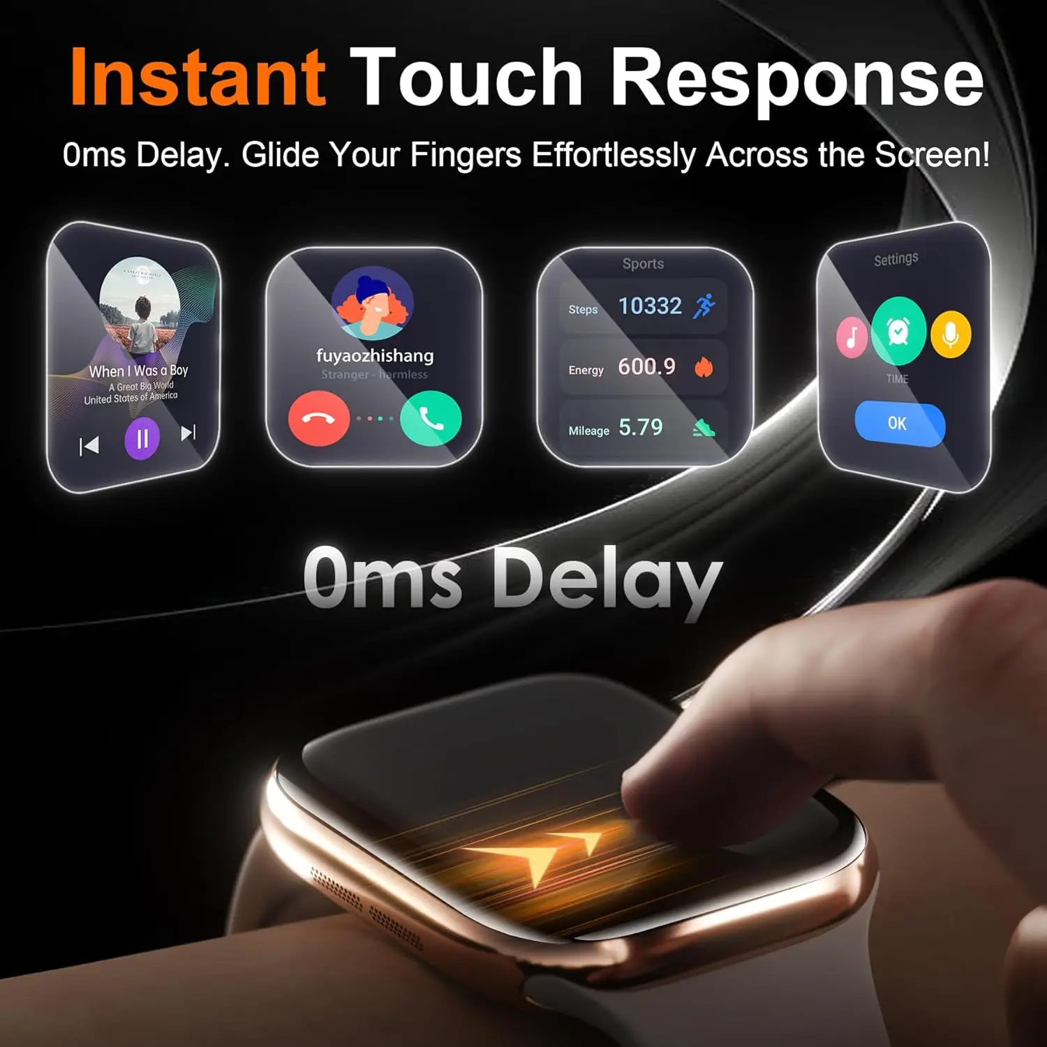 Premium Ceramic Film Screen Protector for Apple Watch - Durable, High Clarity Shield