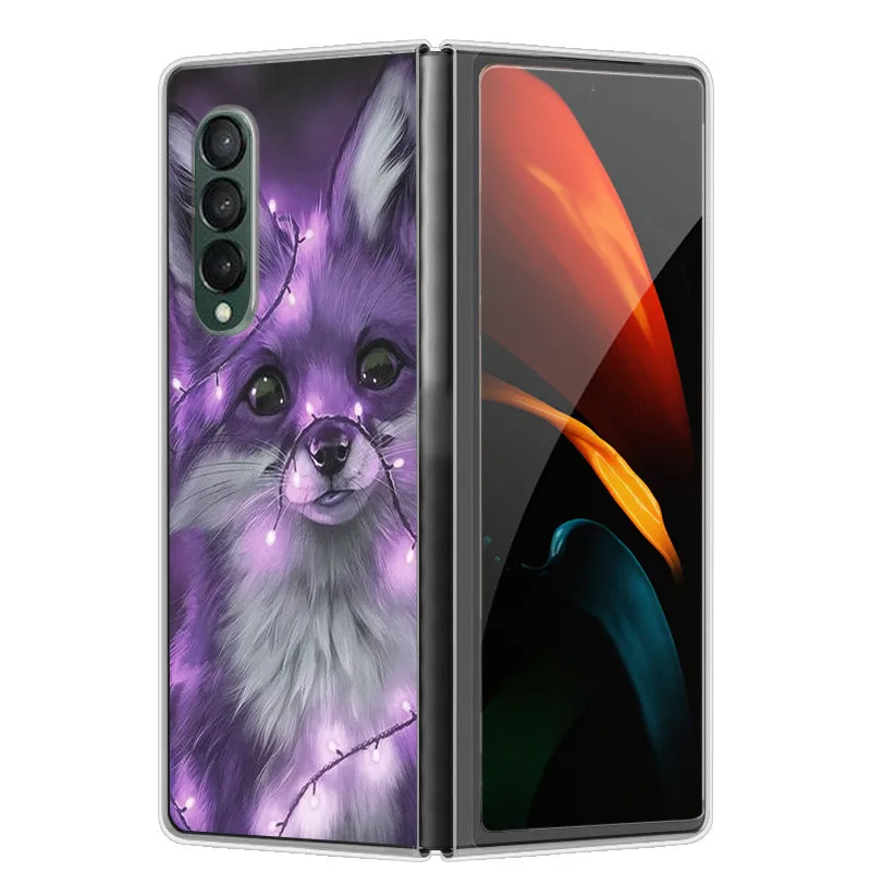 Stylish Hard Clear Protective Phone Case - Cute Fashion Design