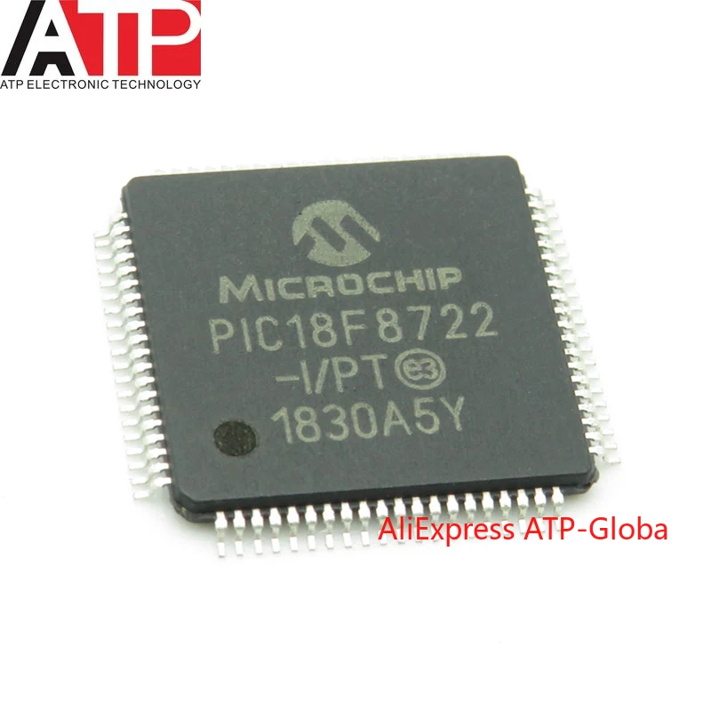 

Free shipping 1PCS PIC18F8722-I/PT Patch TQFP-80 18F8722 8-bit Microcontroller MCU-microcontroller Chip Brand New Original