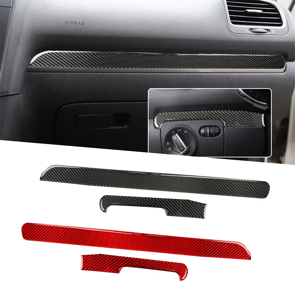 

2 шт., автомобильные наклейки из углеродного волокна для Volkswagen VW Golf 6 MK6 GTI 2008-2012
