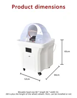 New Mobile Head Therapy Device Storage Tank SPA Automatic Water Cycle Constant Temperature Hair Shampoo Basin Salon Furniture 2