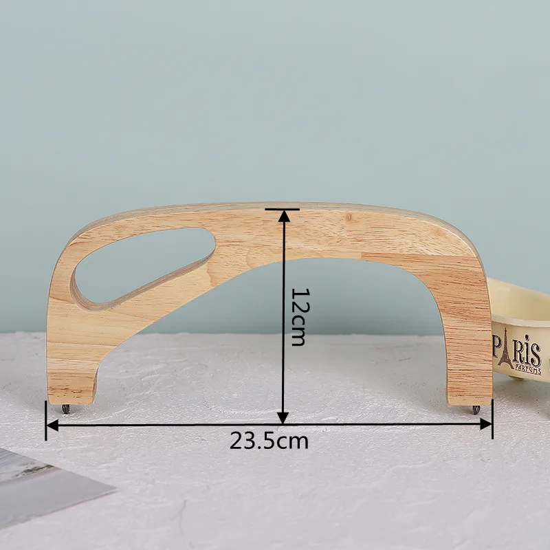 artesanal marca nova obag alça de madeira