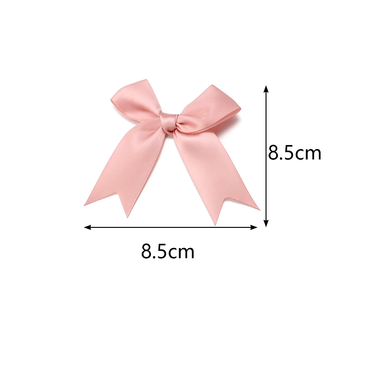 50 Mini Fiocchi Rosa da 4 cm - Decorazioni Carine per Artigianato Fai Da Te, Regalo e Altro