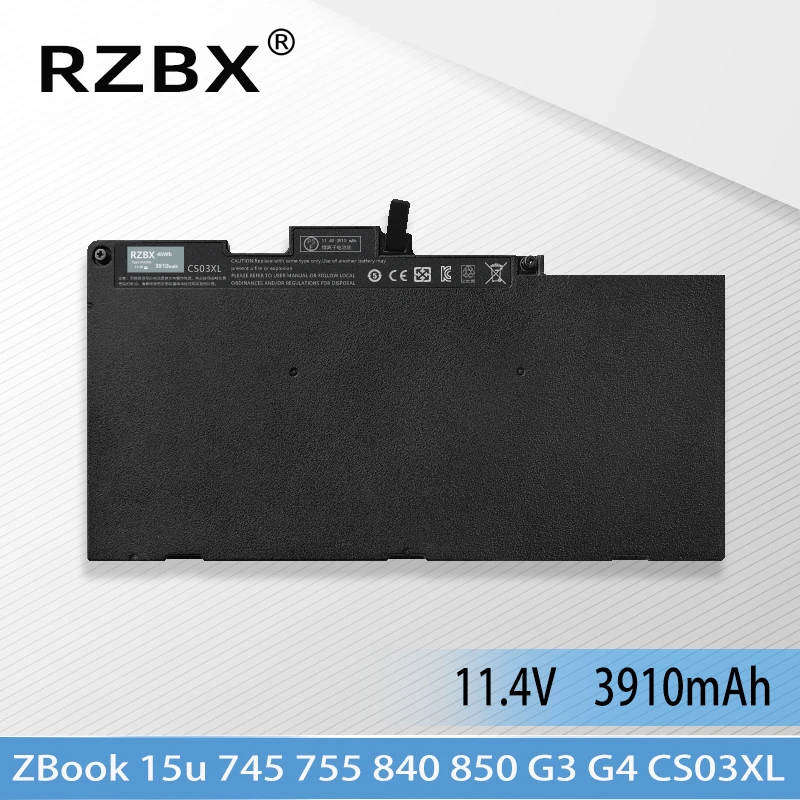 Rzbx Cs03xl Laptop Battery For Hp Elitebook 755 G3 G4,848 G3,ta03xl
