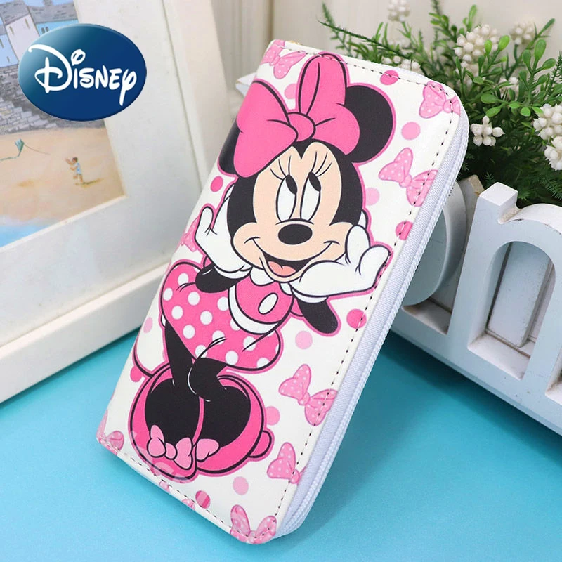 Кошелек для девочек Disney детский бумажник с монетницей Минни и Микки милый