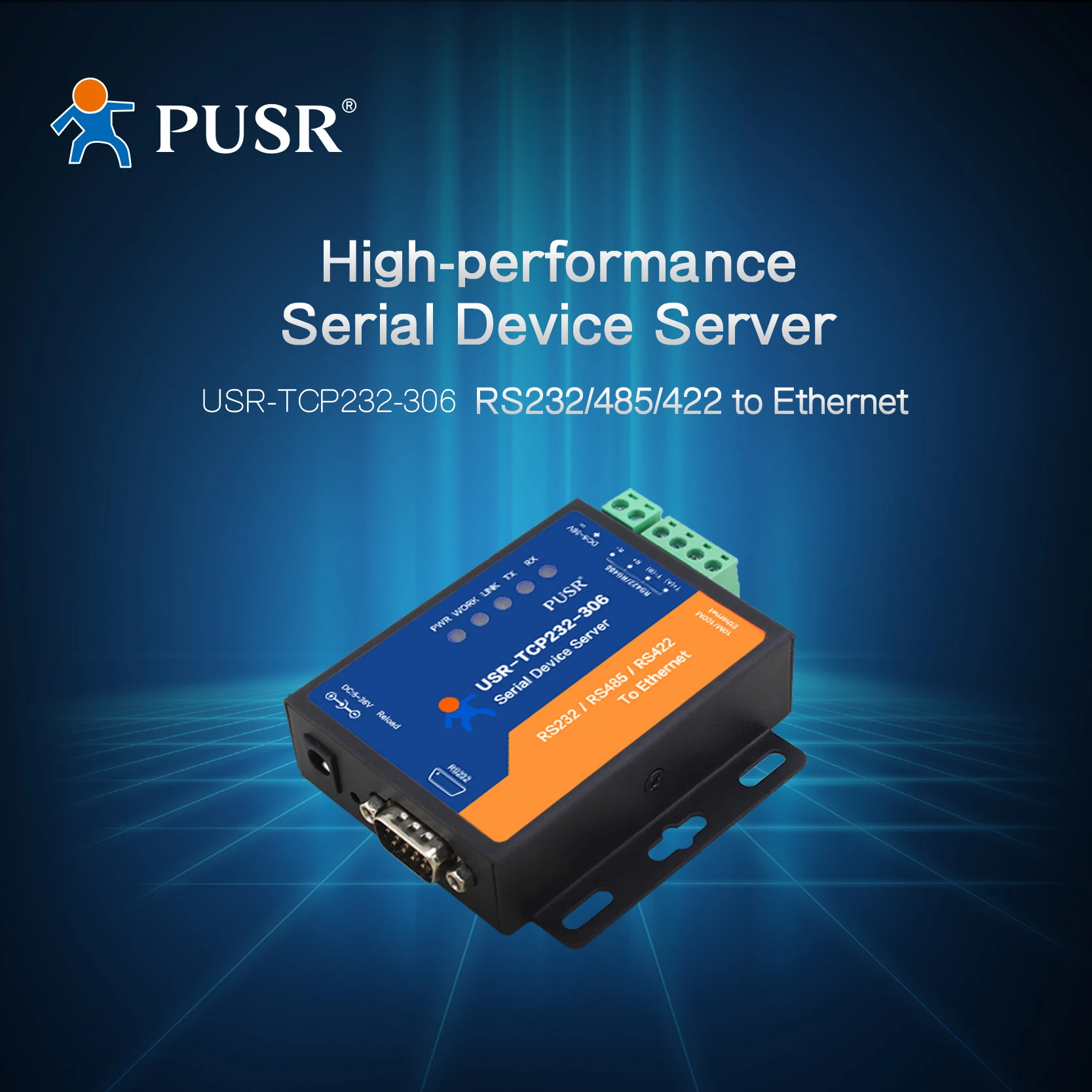 PUSR Serial para TCP IP Device Server, conversores