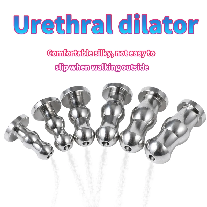 6 Sizes Urethral Catheter Dilator Ejaculation Delay Toy Sex Toys Men Penis Plug Urethral Dil Sounding Urethra Stimulate