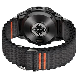 Durable Quick Fit Nylon Watch Strap - 26mm and 22mm Sizes - QuickFit 26mm (A - Black Gray)