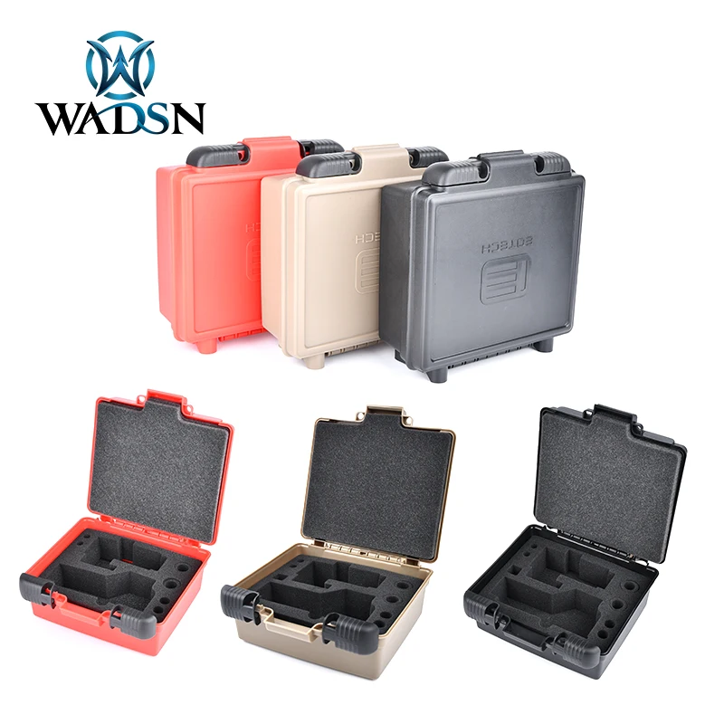 

WADSN G34 G44 Sight Protection Storage Plastic Box Magnifiers Battery BOX 558 553 XPS3-2 HHS Holographic Hybrid Sight protective