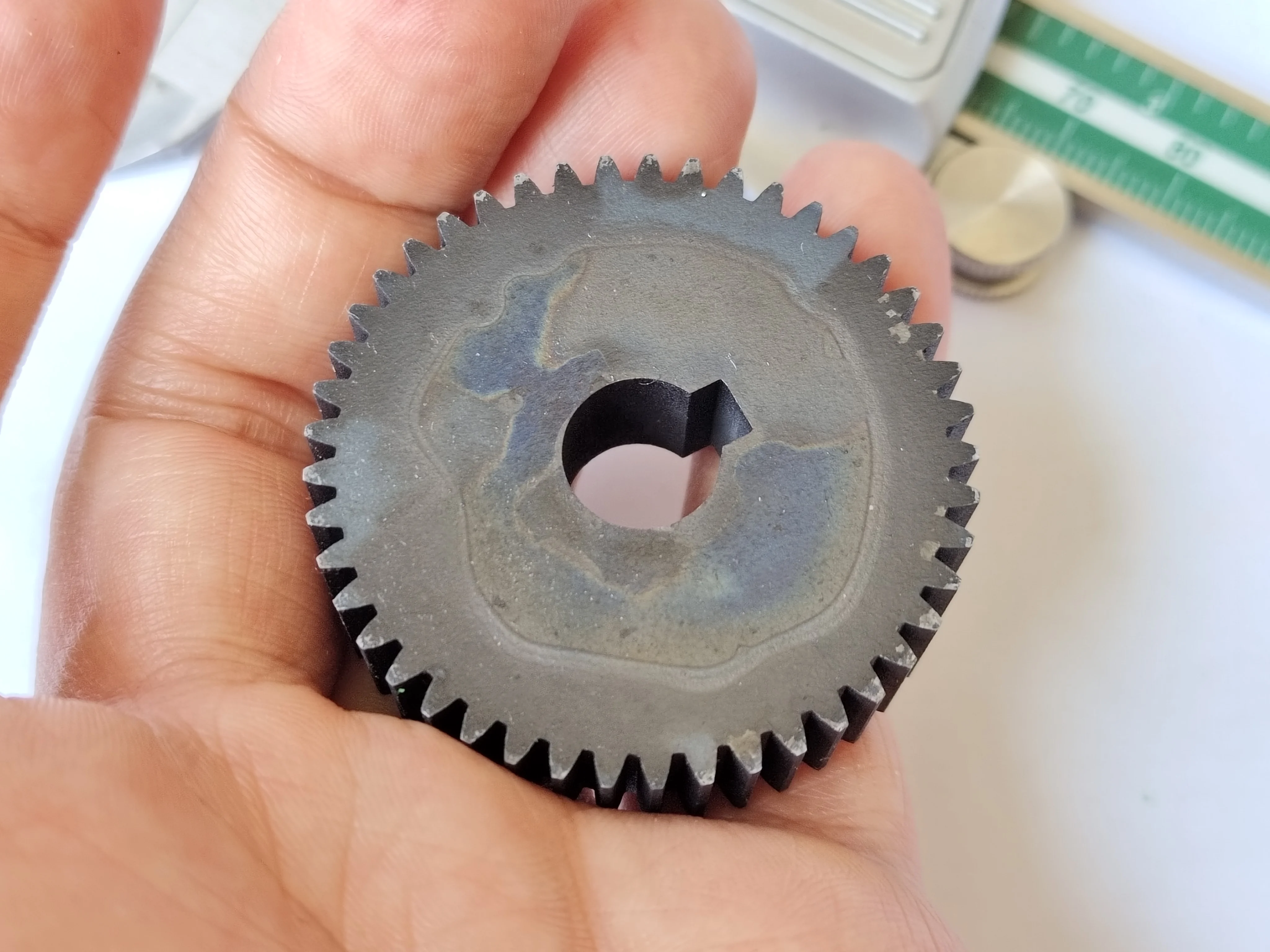 맞춤형 링크 플레인, 두께 12mm, 탄소강, 1.25 모듈, 10100개 톱니