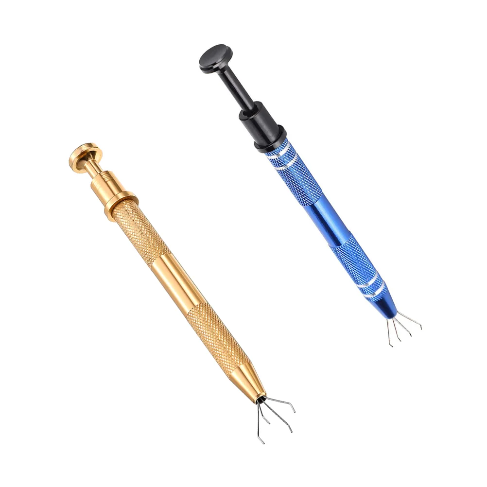 

2pcs Gemstone Grabber 4-Prongs Jewelry Bead Holder Diamonds Grabbing Catcher
