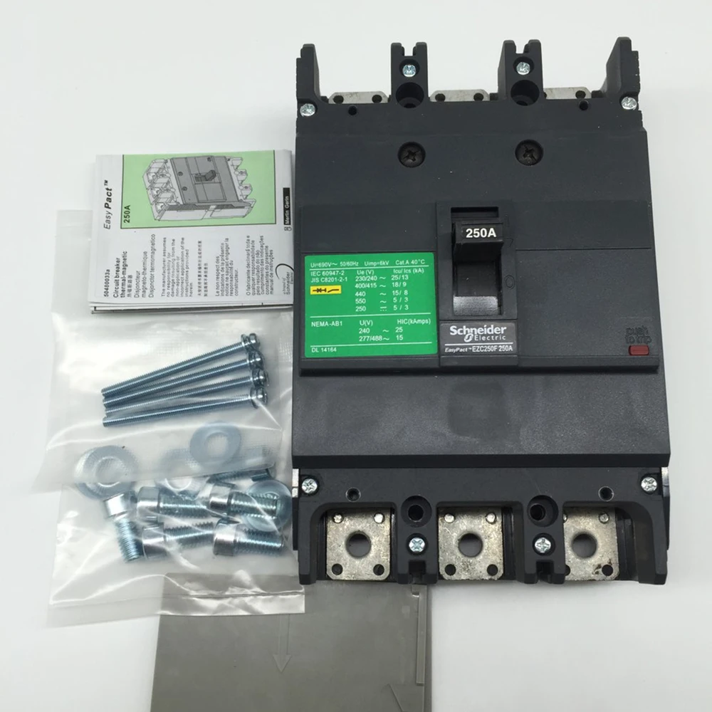 EZC250N 3P MCCB EZC250N3100 3P-100A EZC250N3125 3P-125A EZC250N3150 3P-150A EZC250N3160 3P-160A