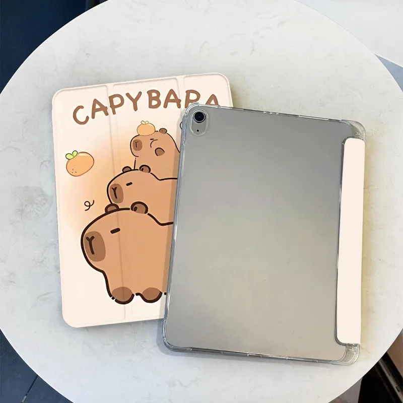 Capybara Pencil Slot iPad Case