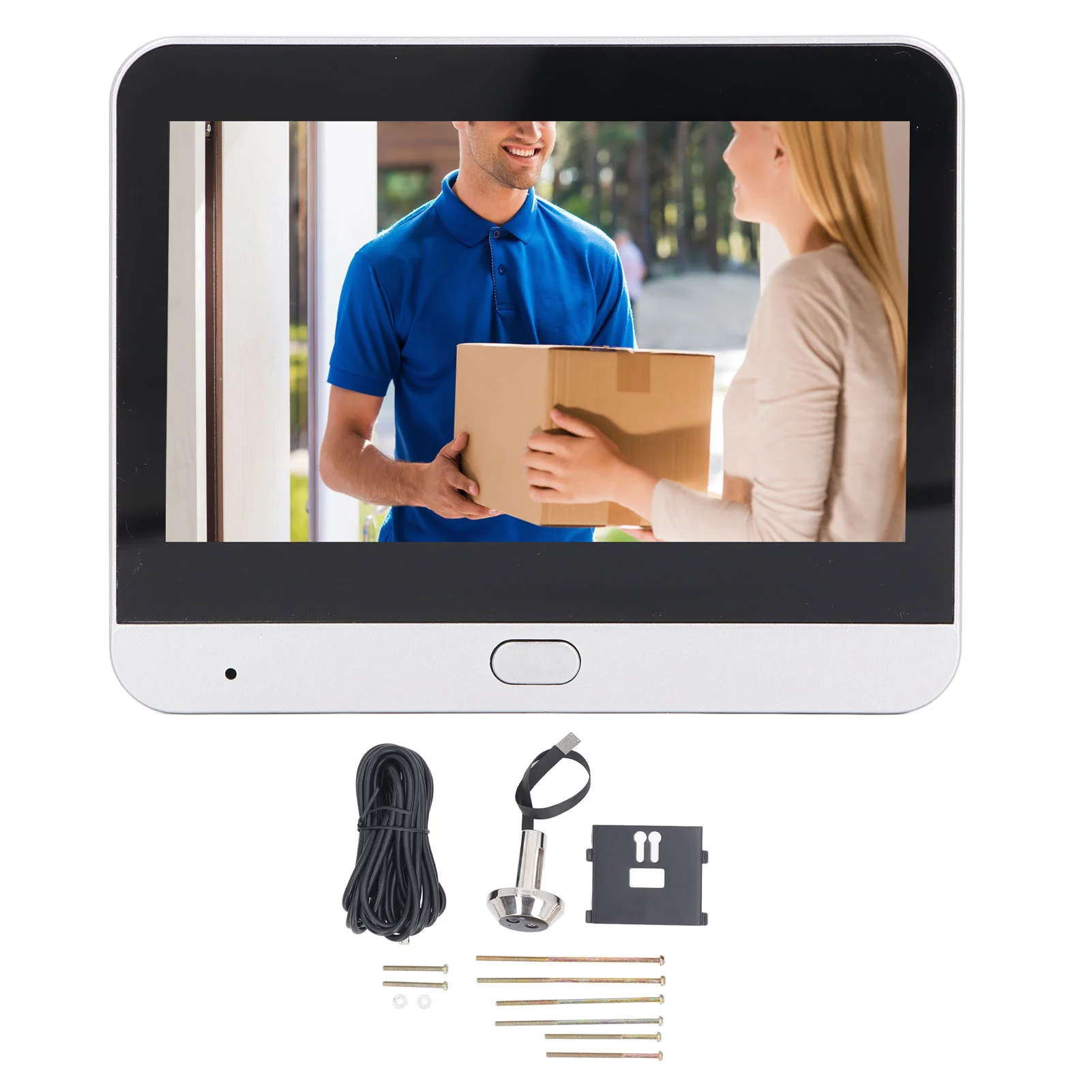 Description Picture 2 of itemBattery-Mini Wifi Peephole 1080P 2.4G Automatic Sensing Door Eye Camera 4.3-inch Digital Access Control Video Door Chime
