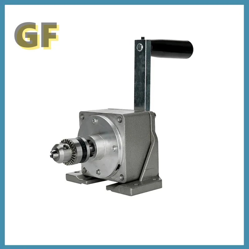 Manual Tapping Machine High Precision Hand Crank Tapper Portable Drilling Threading Machine with 0.6MM-6MM Tap Chuck 2