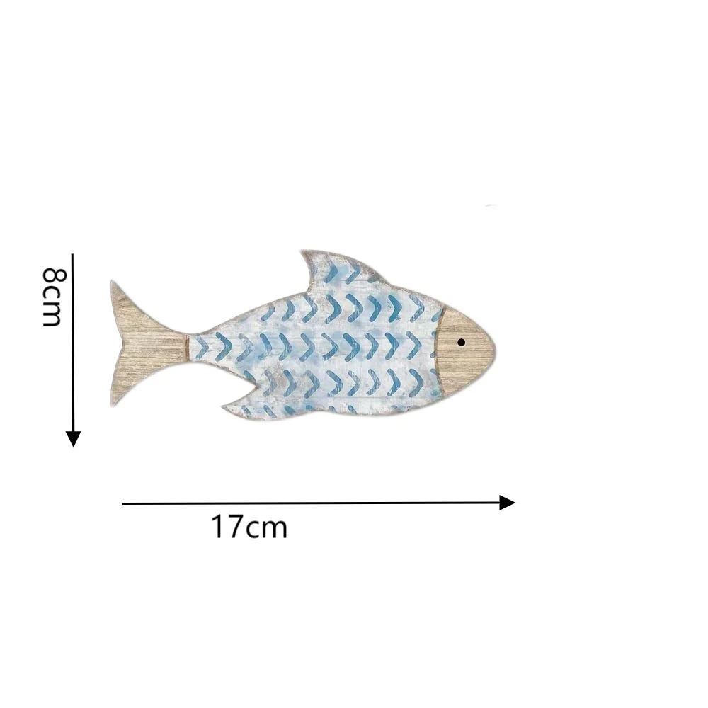 Wooden Tropical Fish Wall Hanging, Tropical Fish School Seaside Wall Decor, Outdoor Lake House Beach Decoration - Image 6