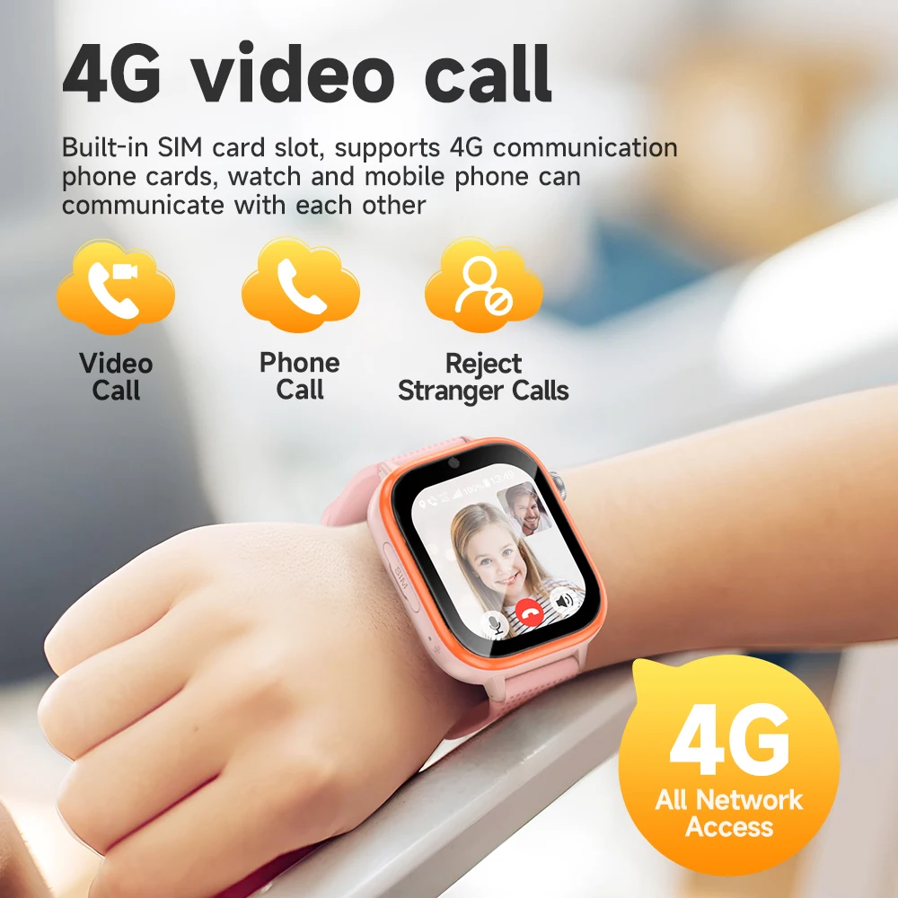 HOCO Y101 4G Smart Watch For Children Boy Girls inch HD