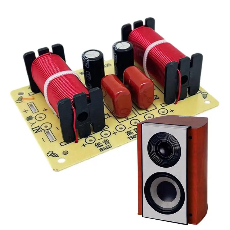 

Audio Speaker Crossover Circuit Treble Midrange Bass Module 3 Way 900-4000Hz Frequency Divider Home Loudspeaker Filter Refit Kit
