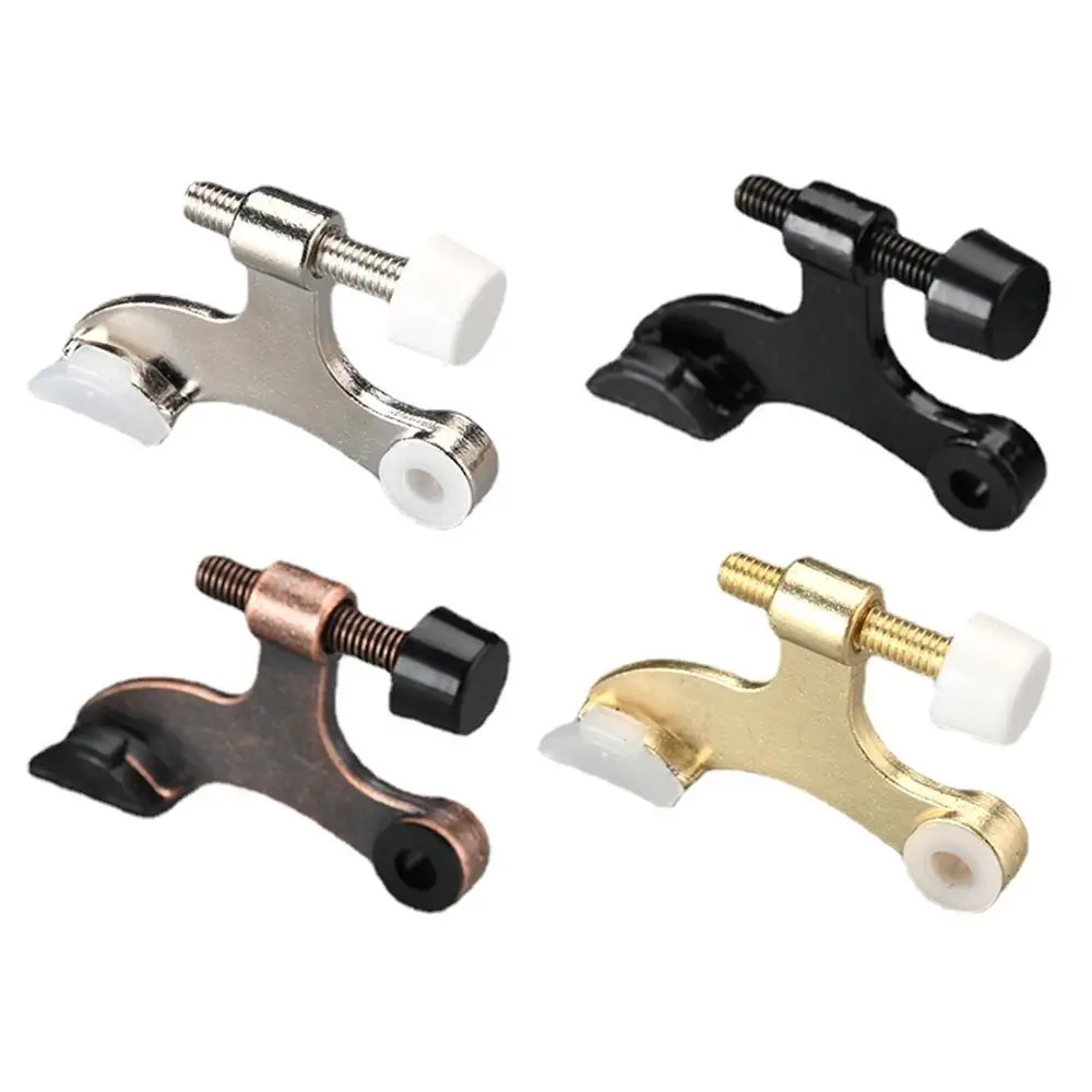 Door stopper rubber hinge pin zinc alloy bumper damper hidden thicken adjustable