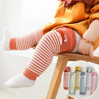 Autumn Winter Baby Leg Warmers Kids Knee Protector Thicken Cotton Leggings Toddler Kneepads Knitted Newborn Safety Crawling Sock 2