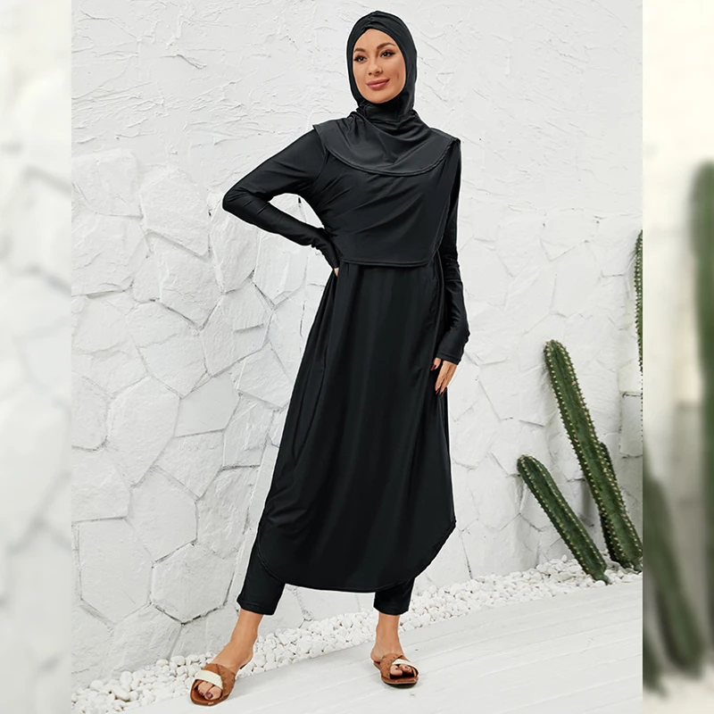 muslim swim dress Swimsuits for Girls Kids Islamic Swimwear Burkini Full Cover Hijab Top Pants Costume Bathing Suit(XS,Y1) : Clothing, Shoes & Jewelry Super stretchy with stretch recovery technology make this dress perfect for swimmers and athletes Ahiida - The Official Home