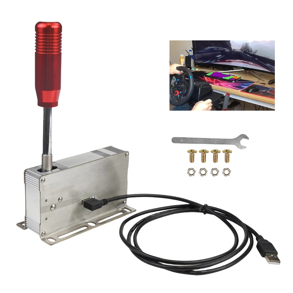 H 기어 시프트 PC 순차 기어 시프터, USB H 기어 시프터, 로지텍 G27 G29 G923 G920 용
