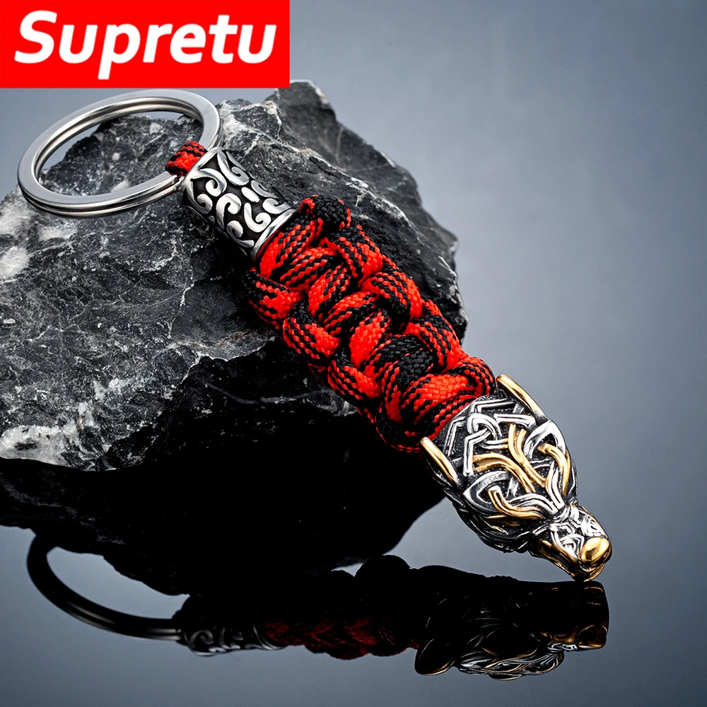 Pulsera Lobo Acero Inoxidable Largo 21 Y 23 Cm | Meses Sin Intereses