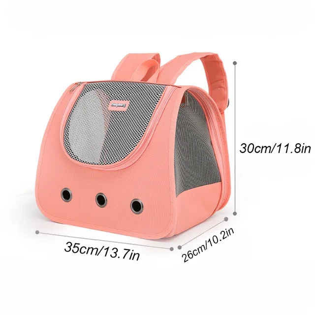 Cat Backpack Supplies Portable breathable double shoulder cat bag foldable puppy backpack fashionable and expandable pet bag 4