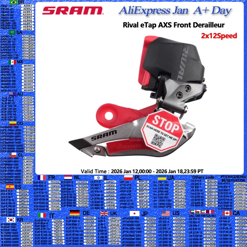 SRAM Rival eTap AXS 電動12s フロントディレイラー Rival eTap AXS Front Derailleur | FD-RIV-E-D1 | SRAM