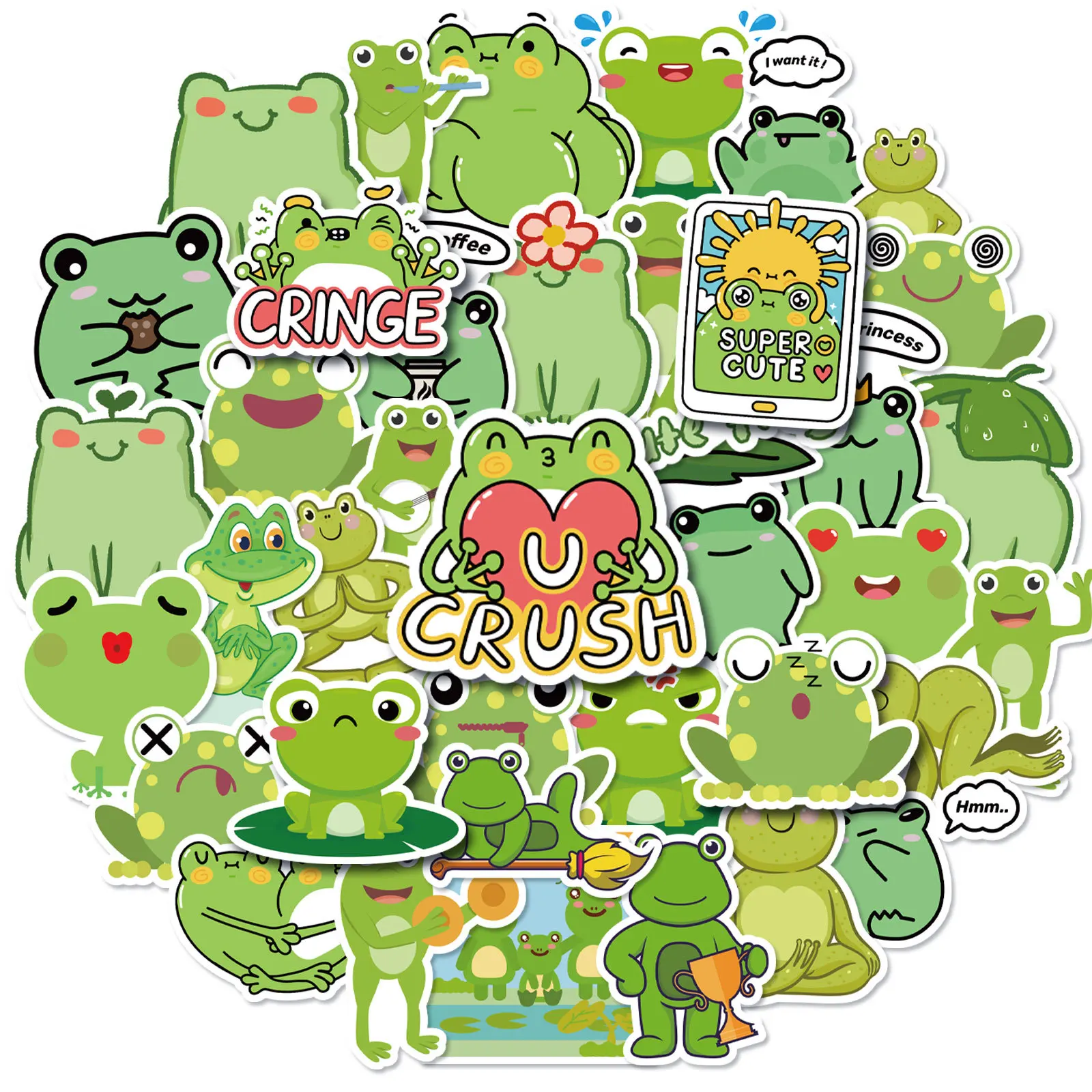 100 Stücke Frösche Aufkleber Frosch Sticker Pack ,VSCO Aesthetic Sticker  Niedlich Frosch Laptop Aufkleber Karikatur Frosch wasserdichte Dekorative  Aufkleber für Computer,Gepäck,Gitarre, Kühlschrank…: : Computer &  Zubehör