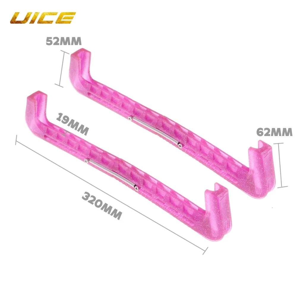 1 Pair Soft Plastic Ice Hockey Figure Skate Blade Guard Cover Protector Ice Skate Runner Guards For Women Men Youth Kids 6