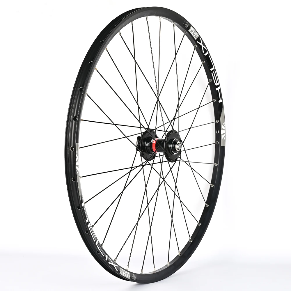 Novatec Fahrradradsatz 26/27,5/29 Zoll mit D042SB Naben QR SunRingle Felge 32 Löcher MTB BIKE Rad Scheibenbremse Innenrohr – Detail 10