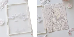 Angel Girl Transparent Design Super Thin Protective iPad Case - IPadAir3 10.5in (Only Pad Case)