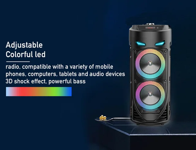 ホームシアター用デュアル4インチワイヤレスBluetoothスピーカー